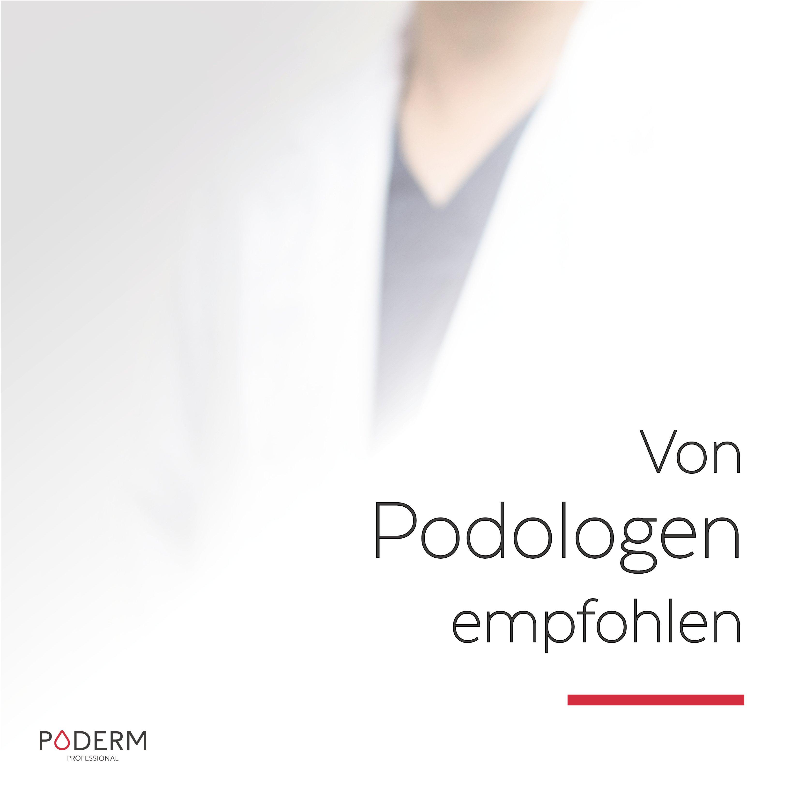 PODERM  Fußsohlenschmerzen & Schwielen Schutz X2 - Größe L - Von Podologen empfohlen - 100% natürlich & vegan - Swiss Made 