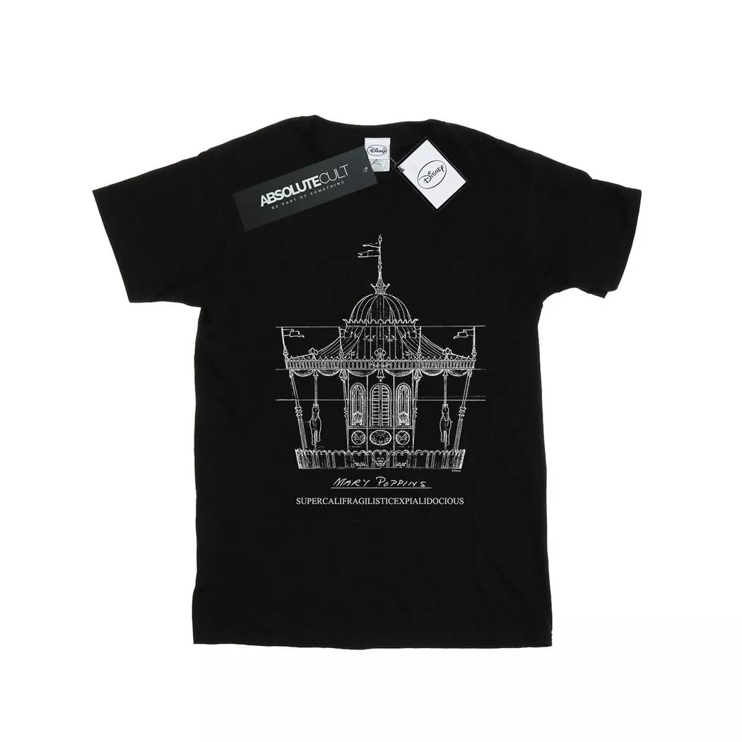 Disney - TShirt, für Damen, Schwarz, Größe XL