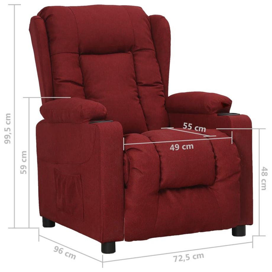 VidaXL Relaxsessel gewebe  