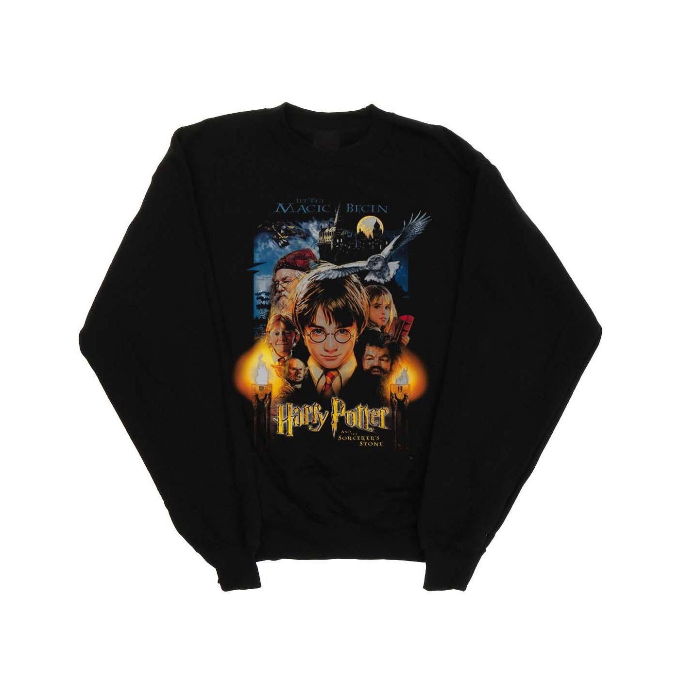 Image of The Sorcerer's Stone Poster Sweatshirt Damen Schwarz M