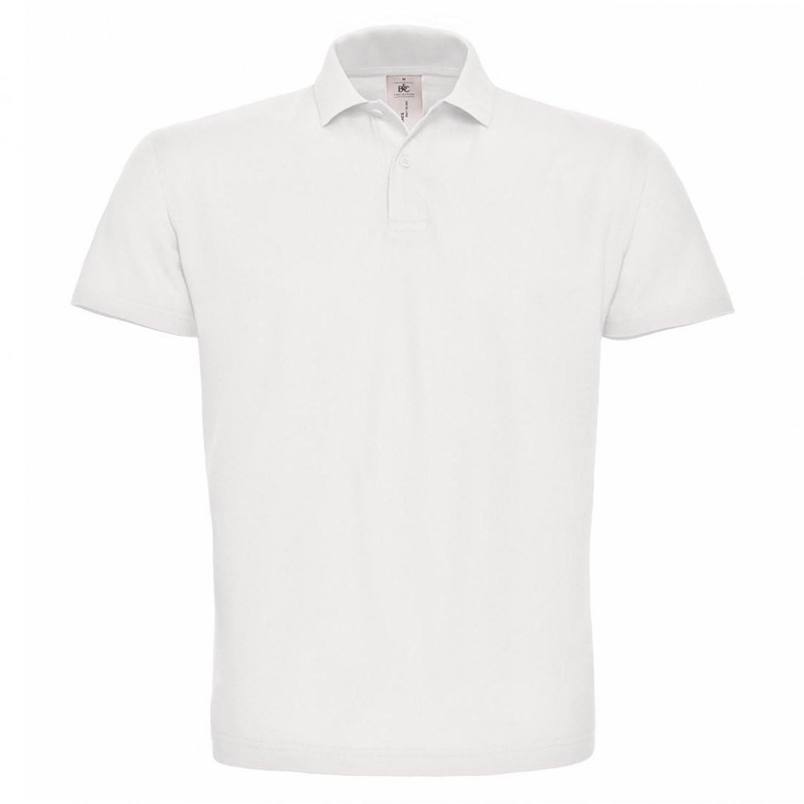 Image of B&c Id.001 Poloshirt, Kurzarm Herren Weiss XL