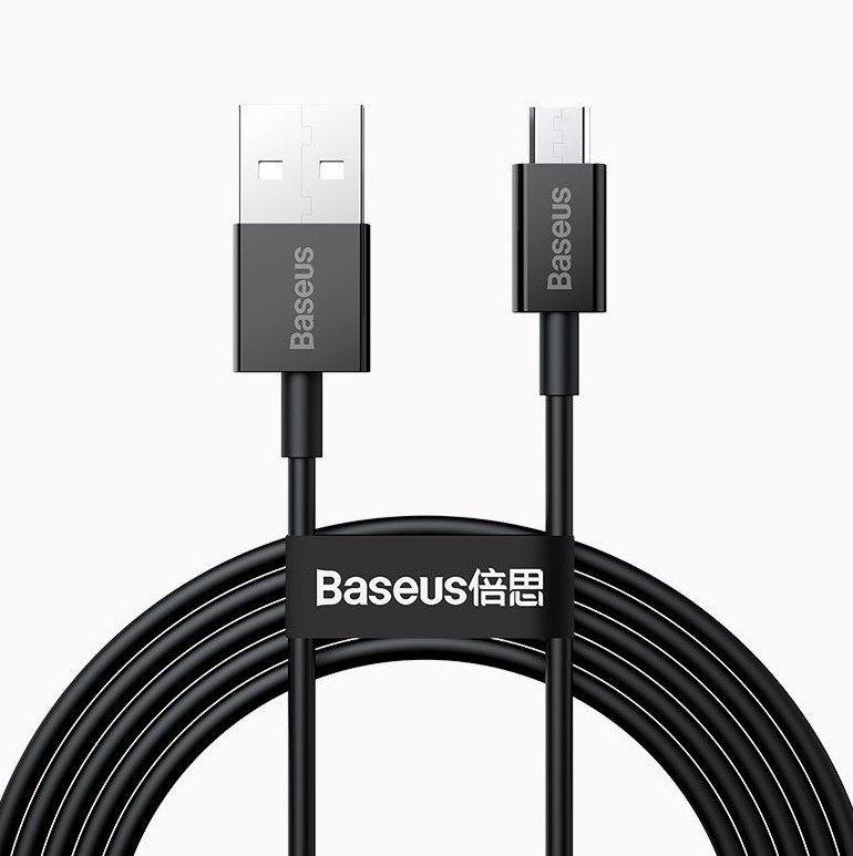 Baseus  Superior USB Kabel 2 m USB 2.0 USB A Micro-USB A Weiß 