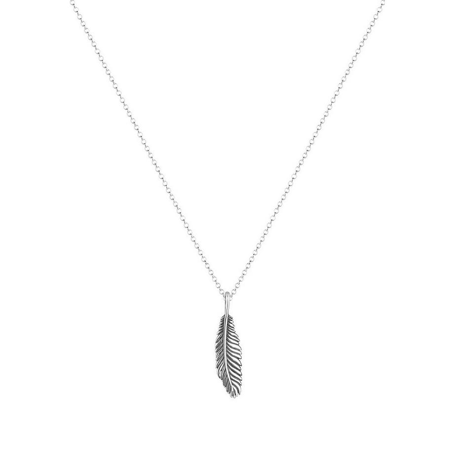 Kuzzoi  Collier Hommes Basic Plume Pendentif 