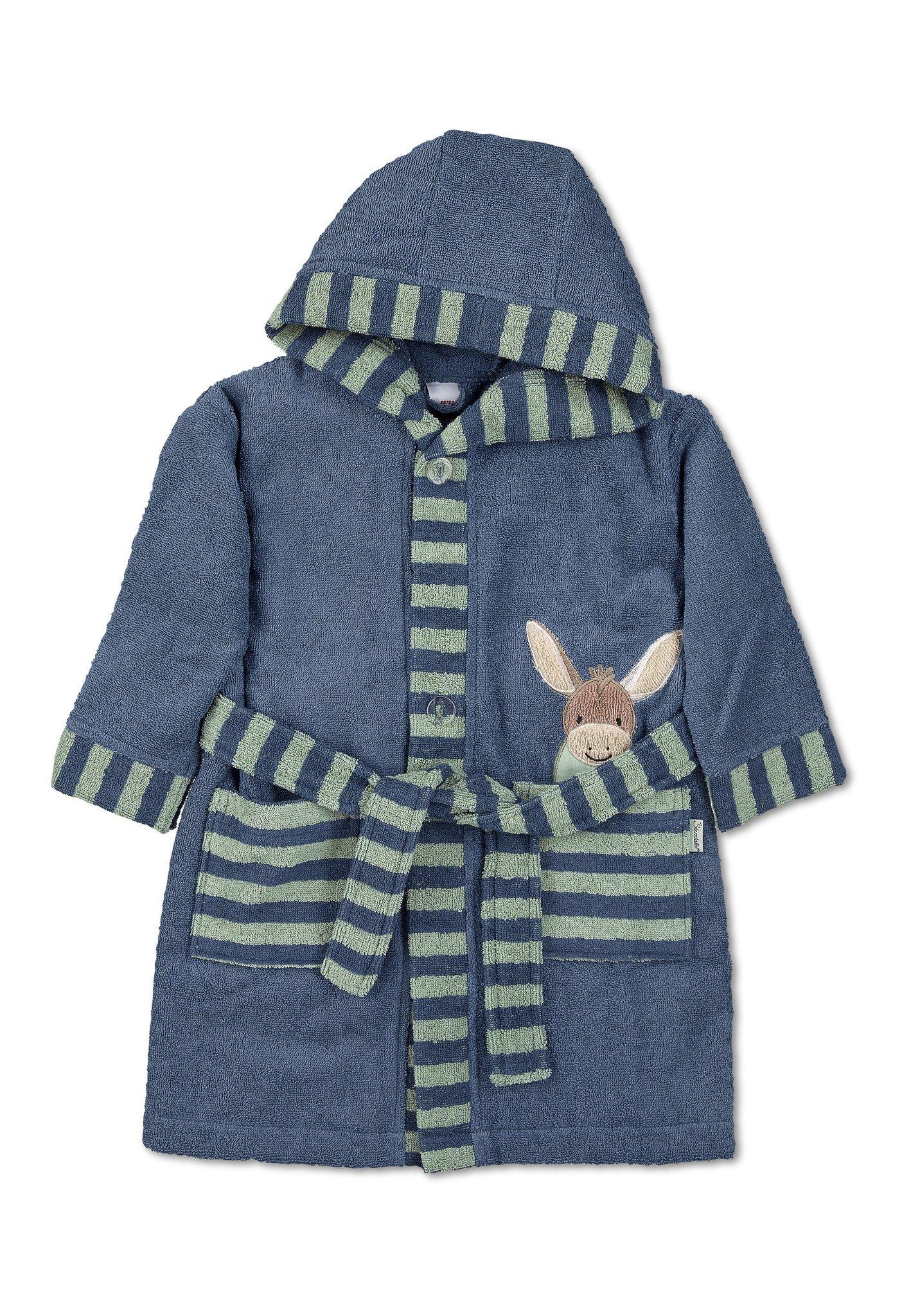 Image of Kinder Bademantel Emmilius Unisex Blau 98/104