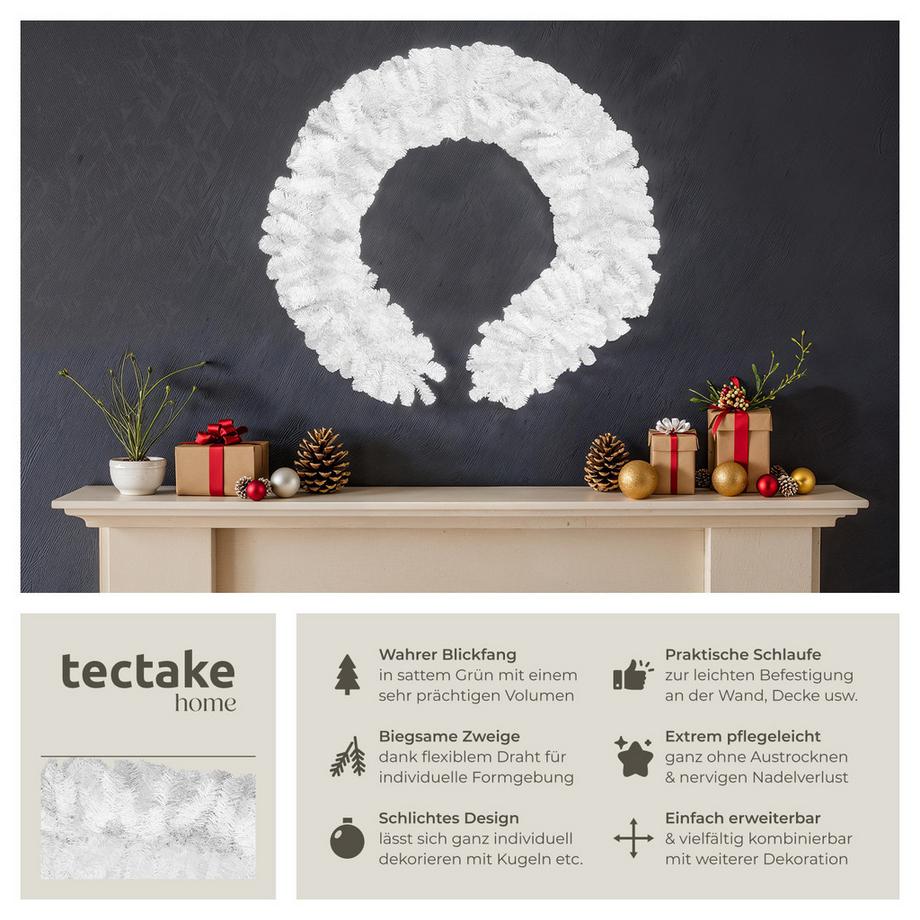 Tectake Guirlande de Noël  Aspect naturel  