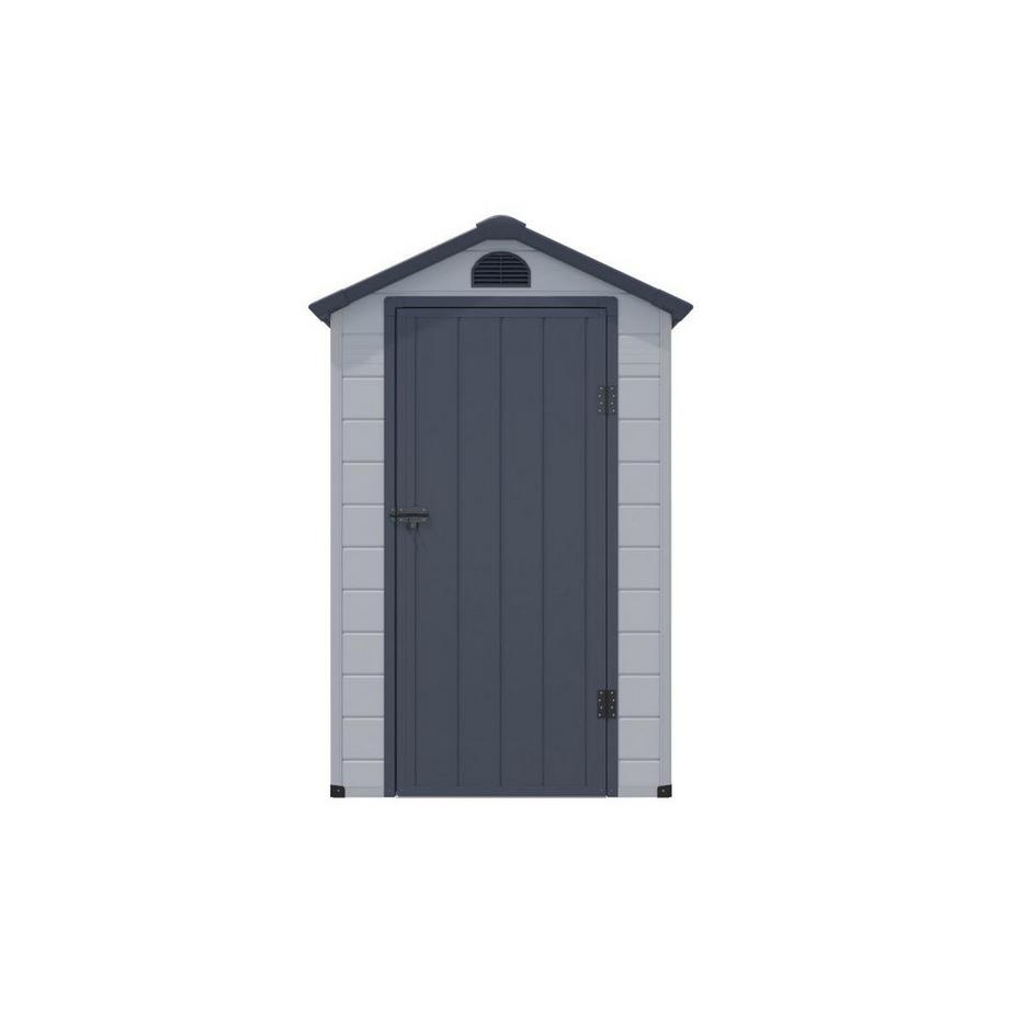 Vente-unique Abri de jardin en résine gris 1,39 m² CESIO  