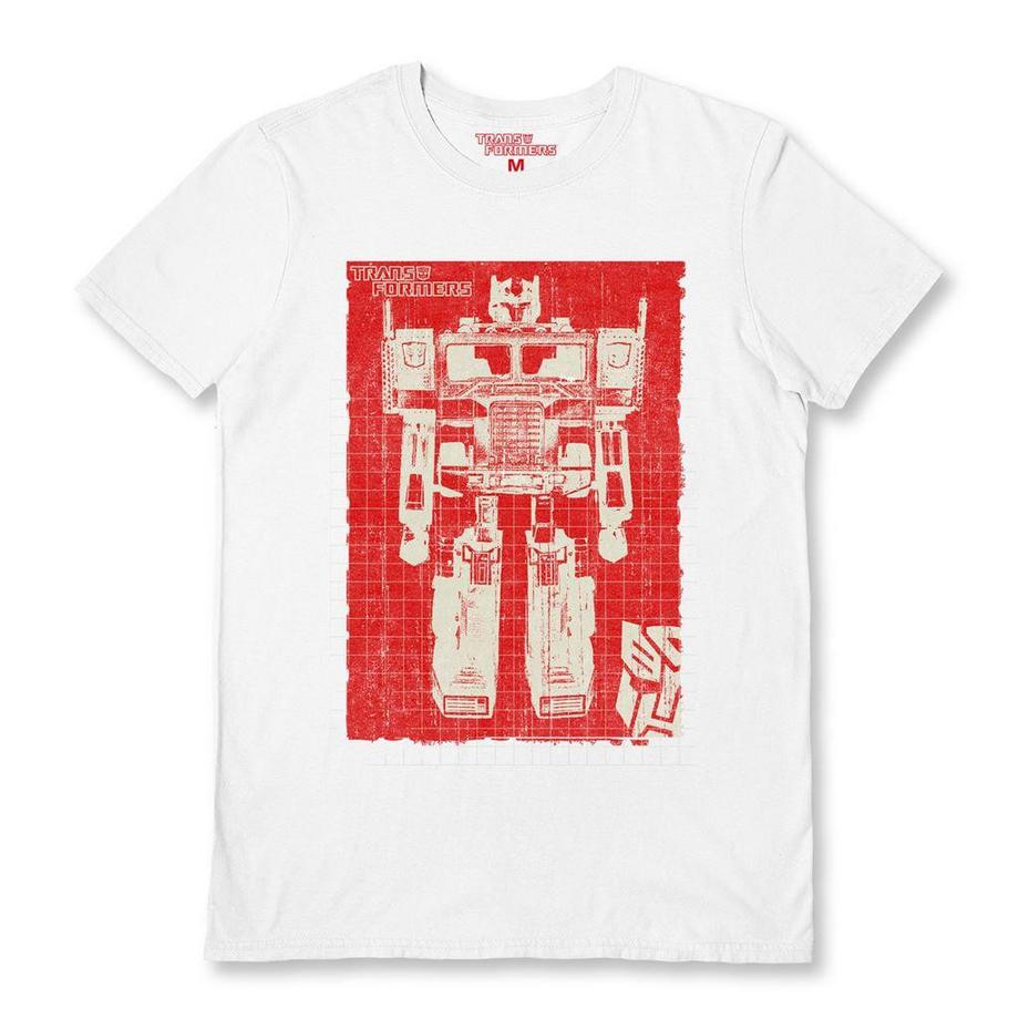TRANSFORMERS T-Shirt Red Optimus  