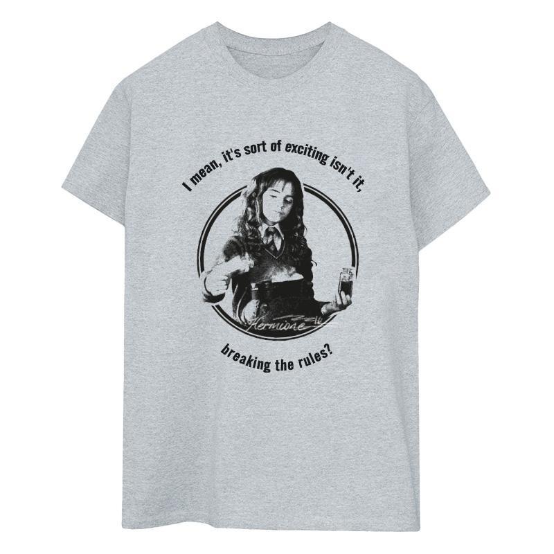 Image of Hermione Breaking The Rules Tshirt Damen Grau XL