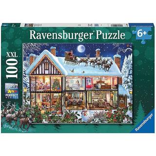 Ravensburger  Puzzle Weihnachten Zuhause (100XXL) 