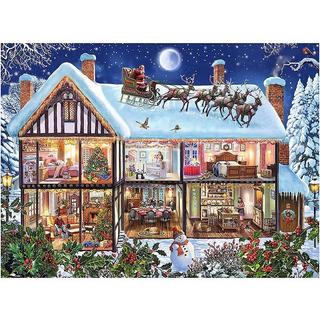 Ravensburger  Puzzle Weihnachten Zuhause (100XXL) 