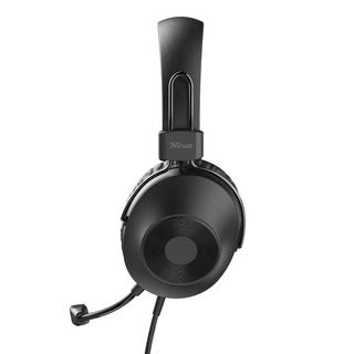 Trust  Trust Ozo Casque Avec fil Arceau Appels/Musique USB Type-A Noir 