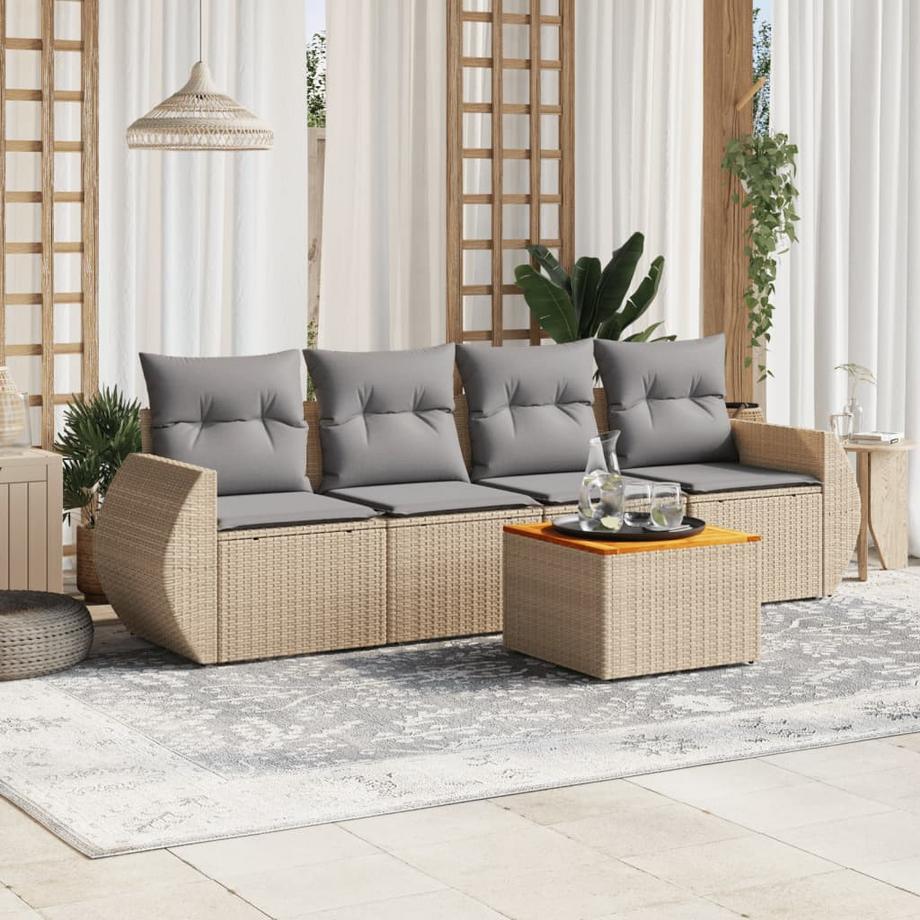 VidaXL Garten sofagarnitur poly-rattan  