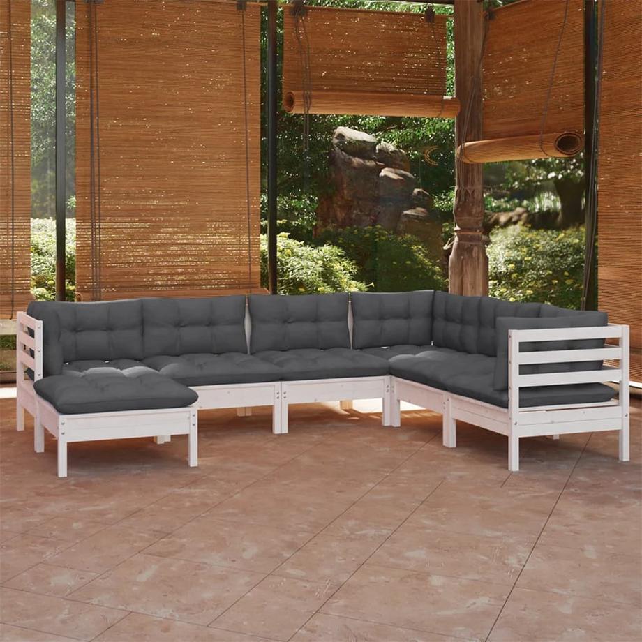 VidaXL Garten-lounge-set kiefernholz  
