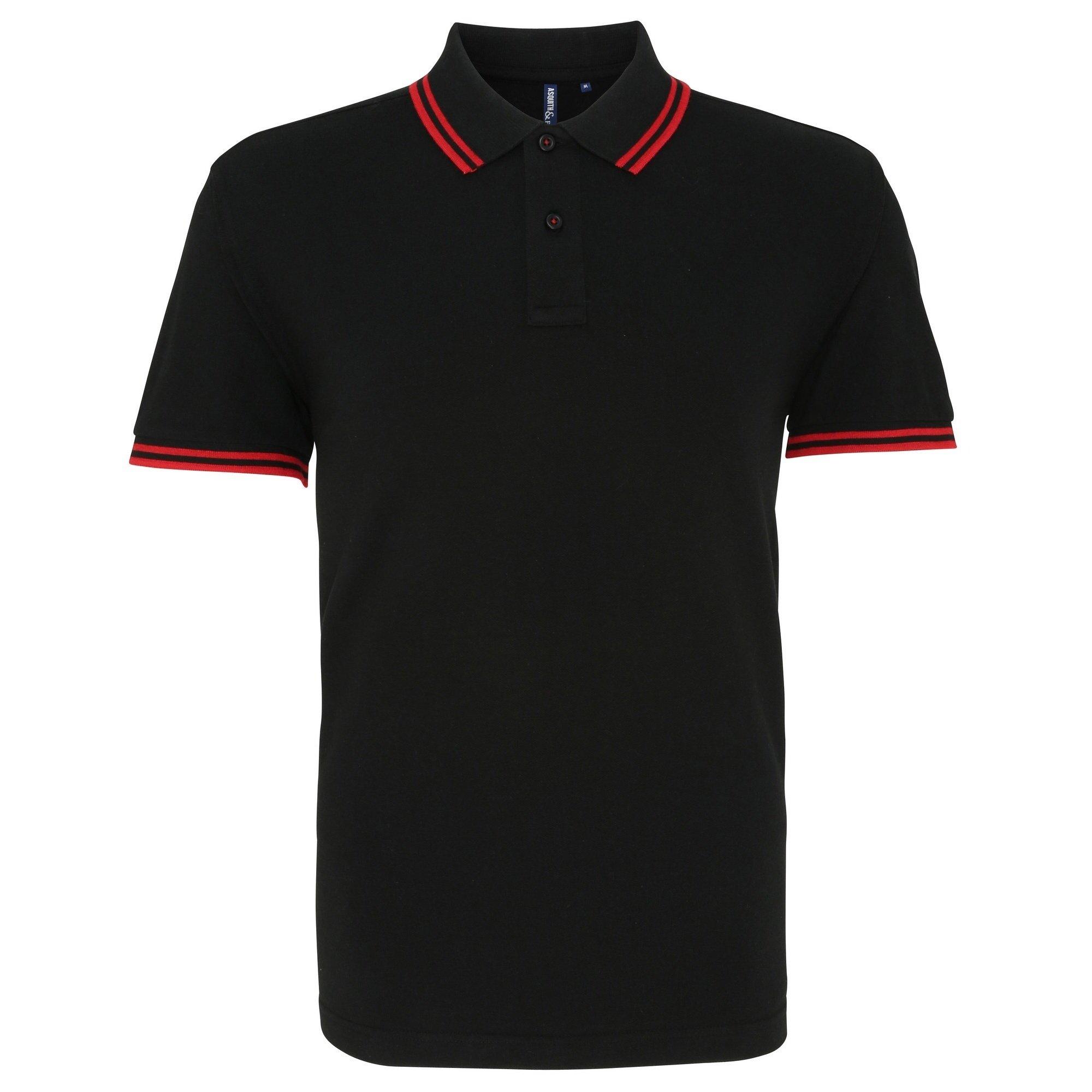 Image of Poloshirt, Kurzärmlig Herren Schwarz S