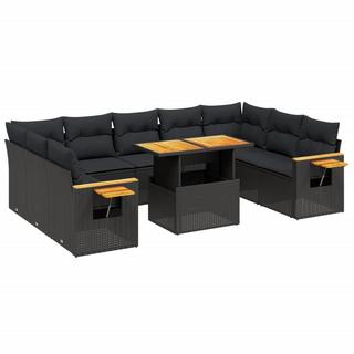 VidaXL set divano da giardino Polirattan  