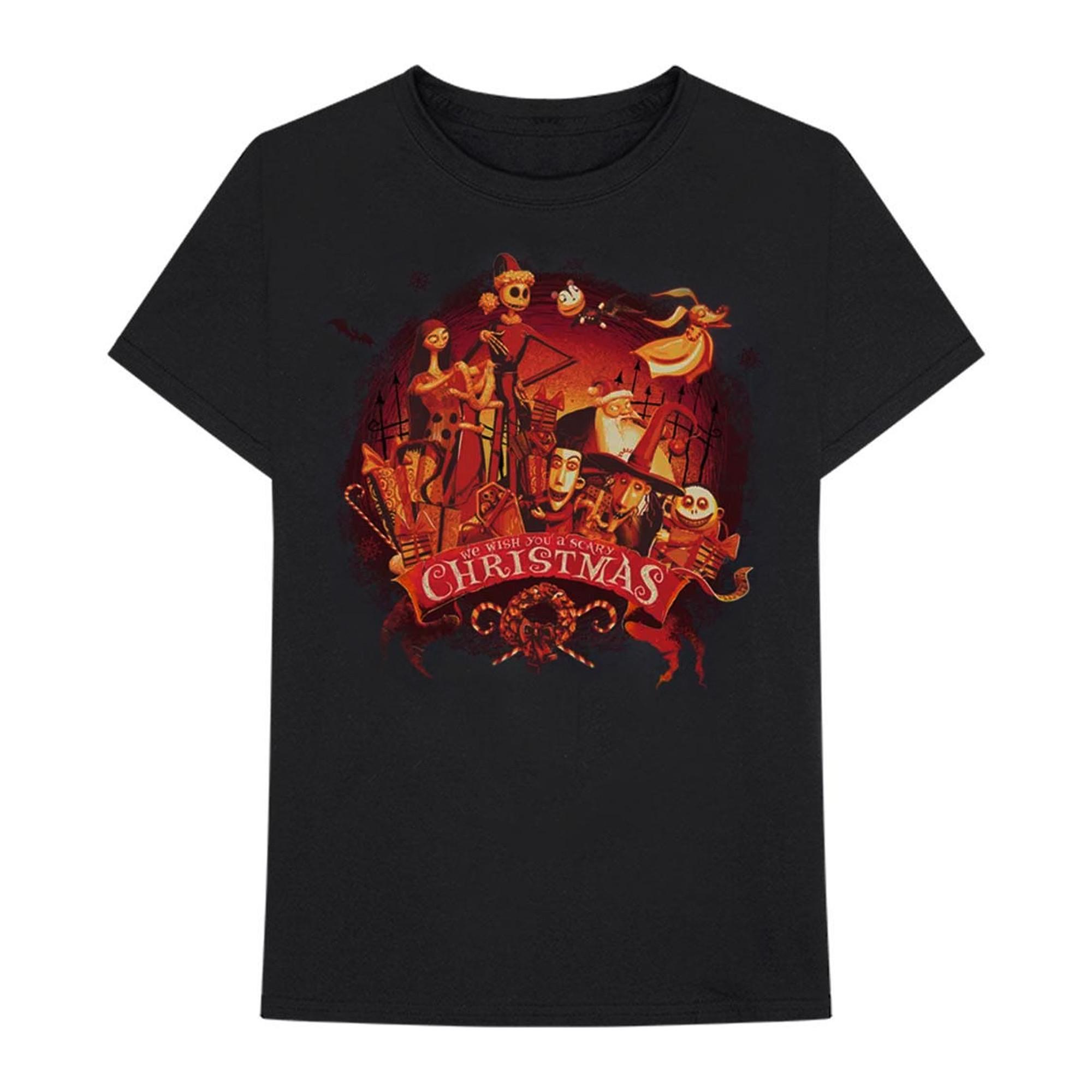 Image of We Wish You A Scary Christmas Tshirt Damen Schwarz XXL