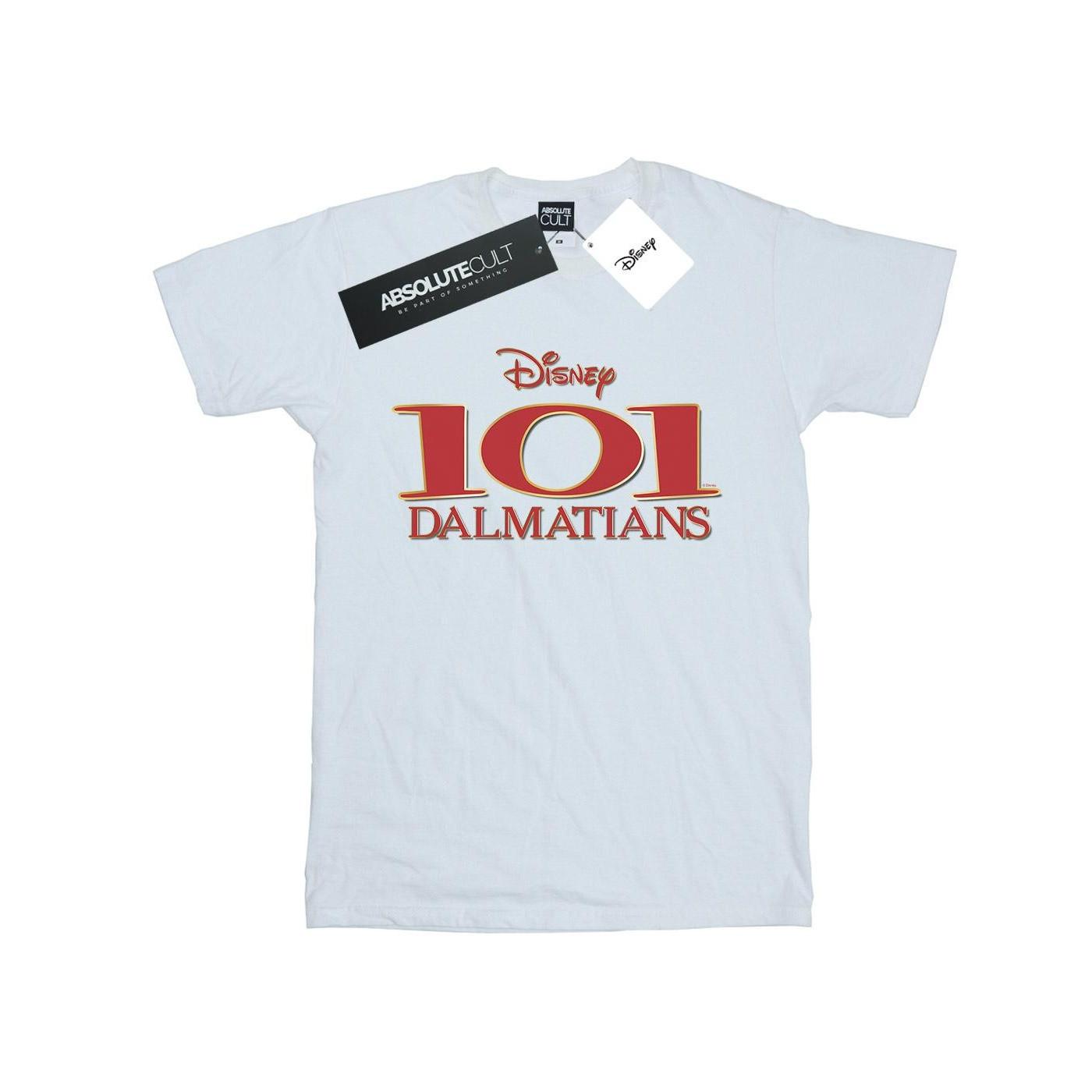 Image of 101 Dalmatians Logo Tshirt Mädchen Weiss 116