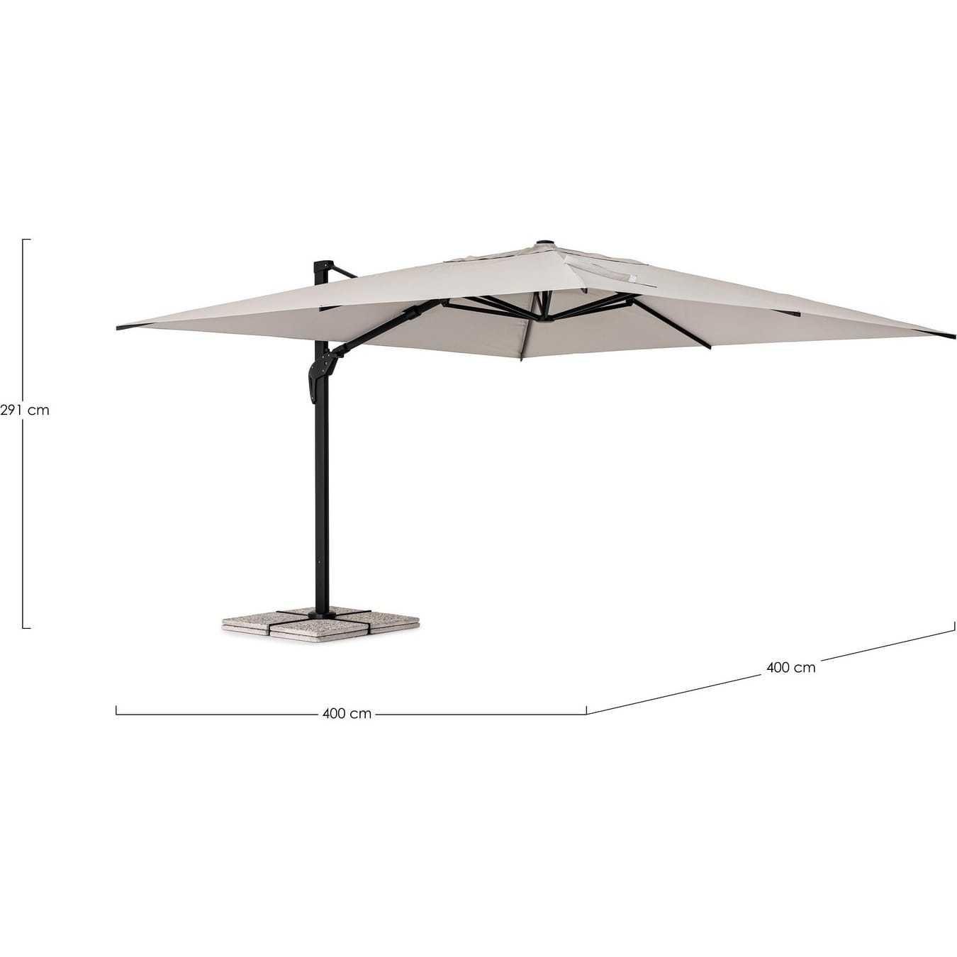 mutoni Ampelschirm Aries anthrazit-natur 400x400  