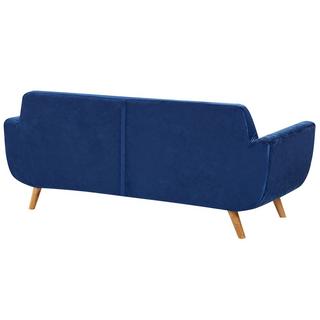 Beliani  Bezug für 3-Sitzer Sofa aus Samtstoff BERNES 