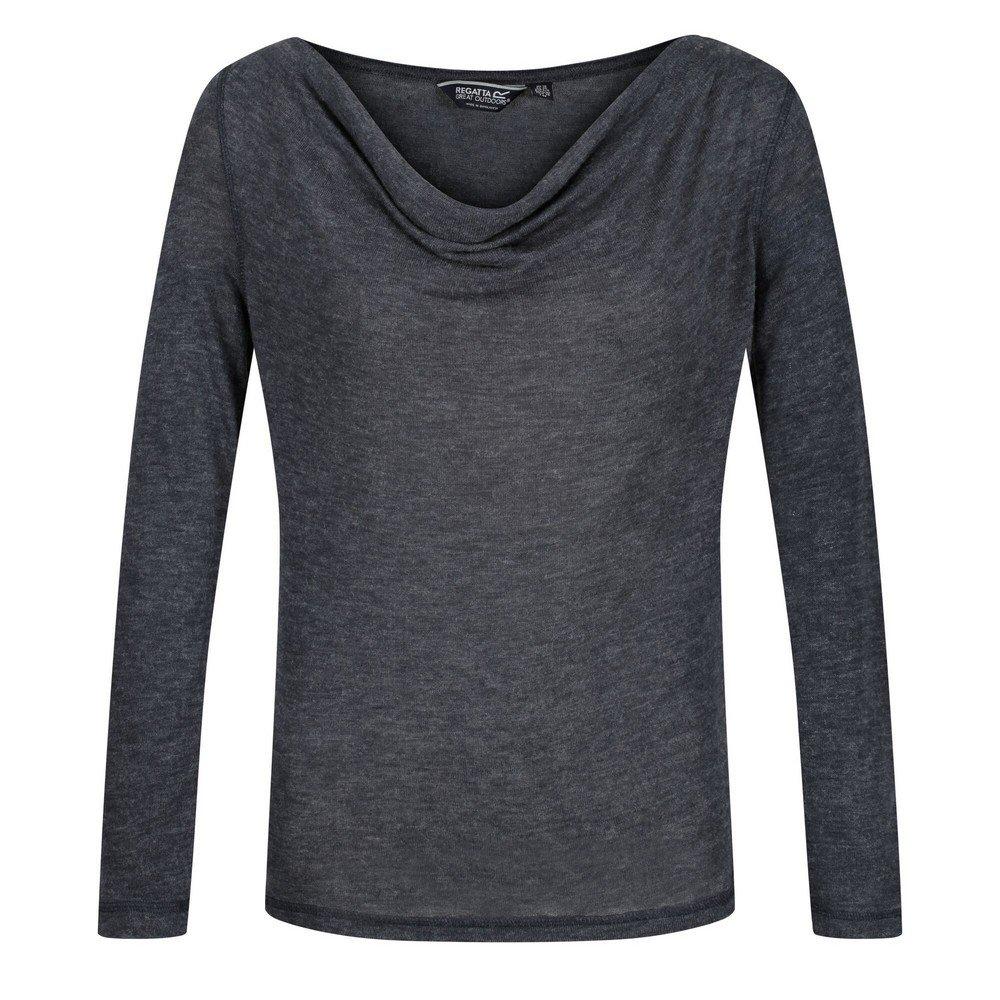 Image of Tshirt Frayda Langärmlig Damen Grau 42