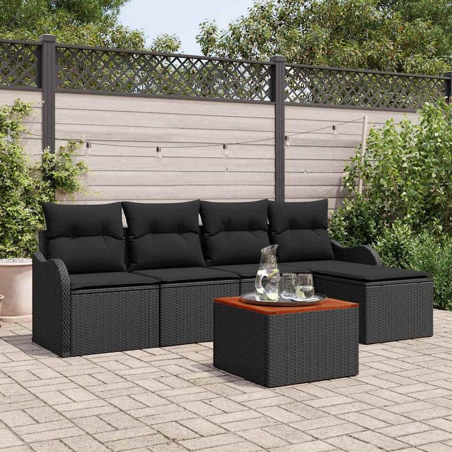 VidaXL Divano da giardino Polyrattan  