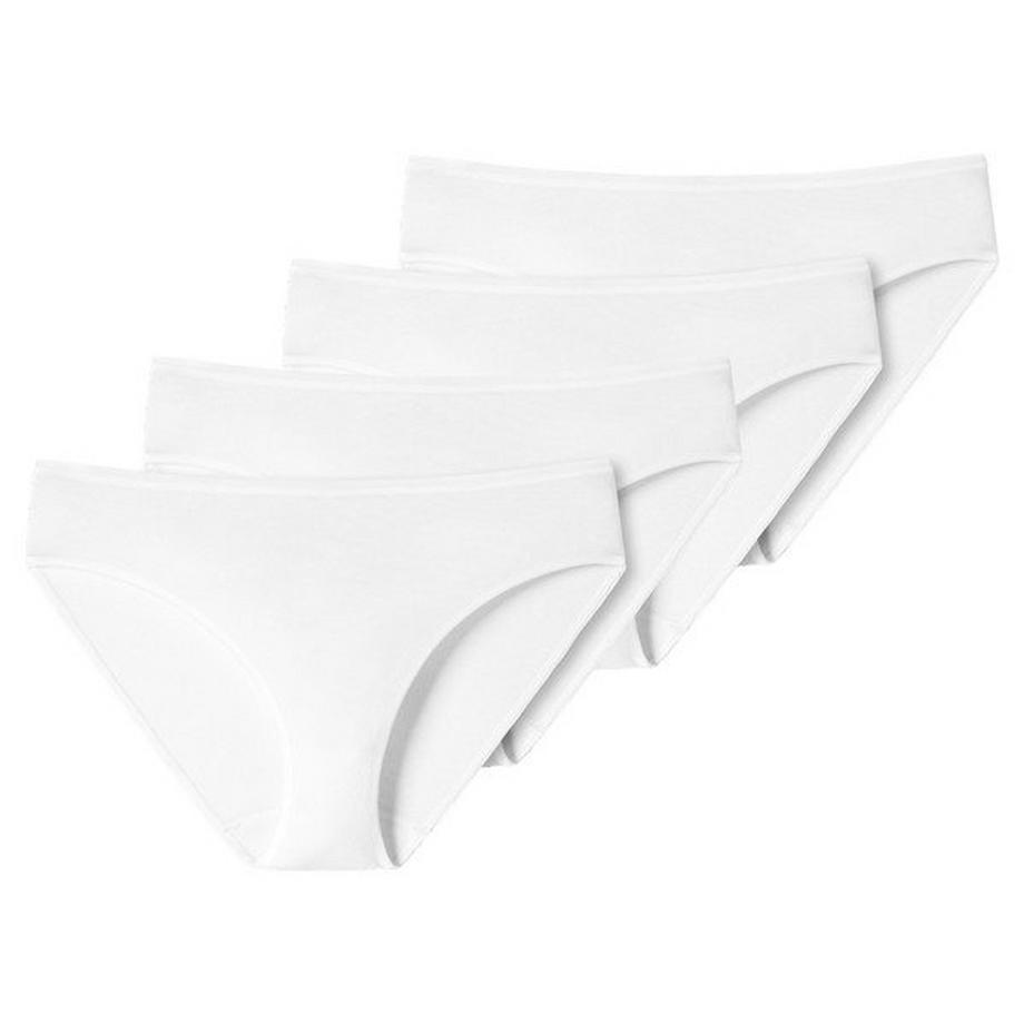 Schiesser Lot de 4 Culottes Tai Coton Bio  