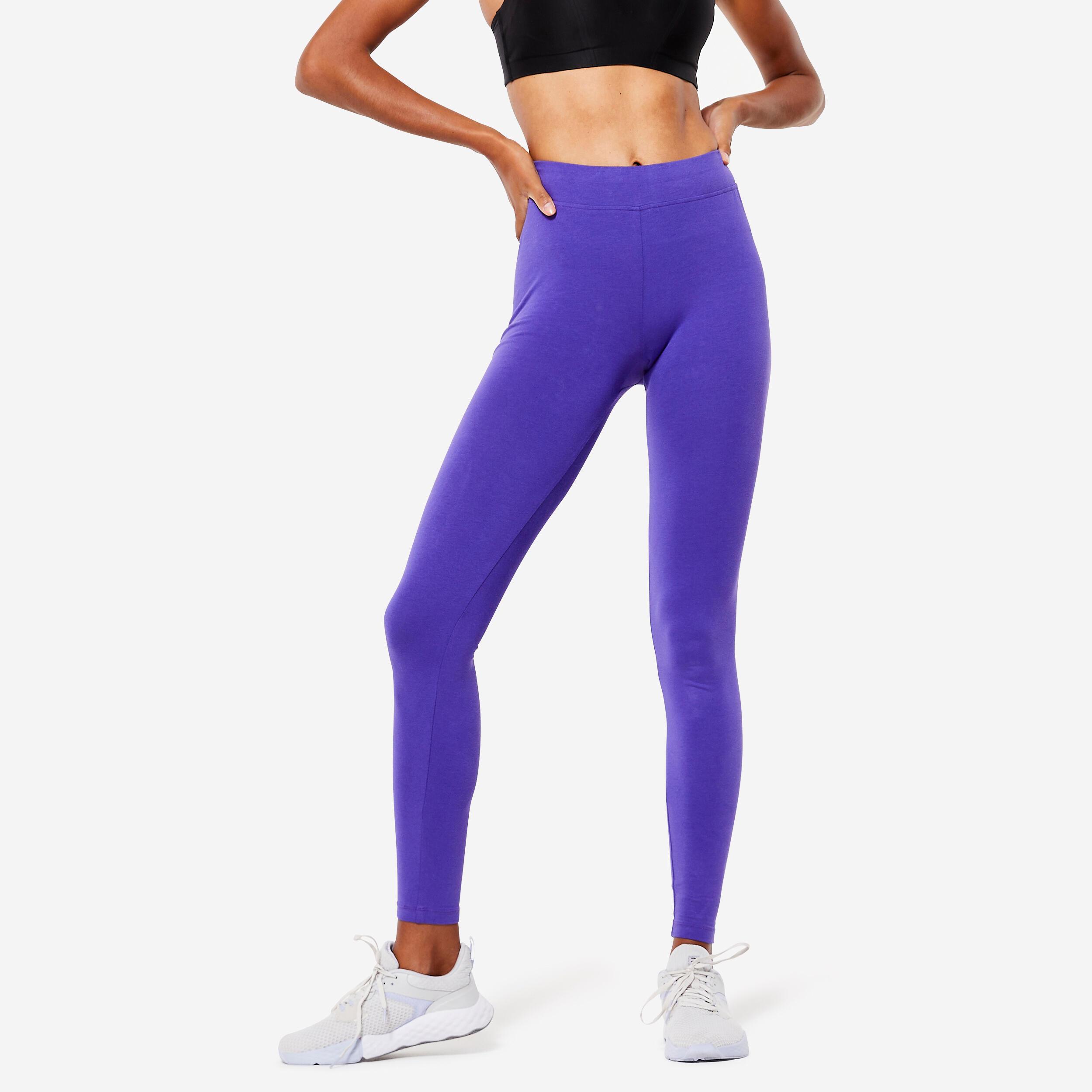 Image of Leggings - 500 Damen Violett Bedruckt M