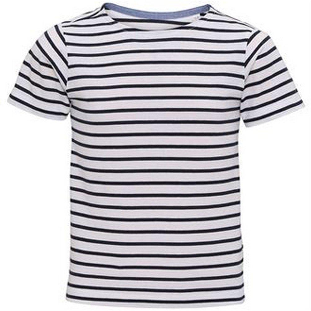 Image of Mariniere Coastal Kurzarm Tshirt (2 Stückpackung) Jungen Weiss 116