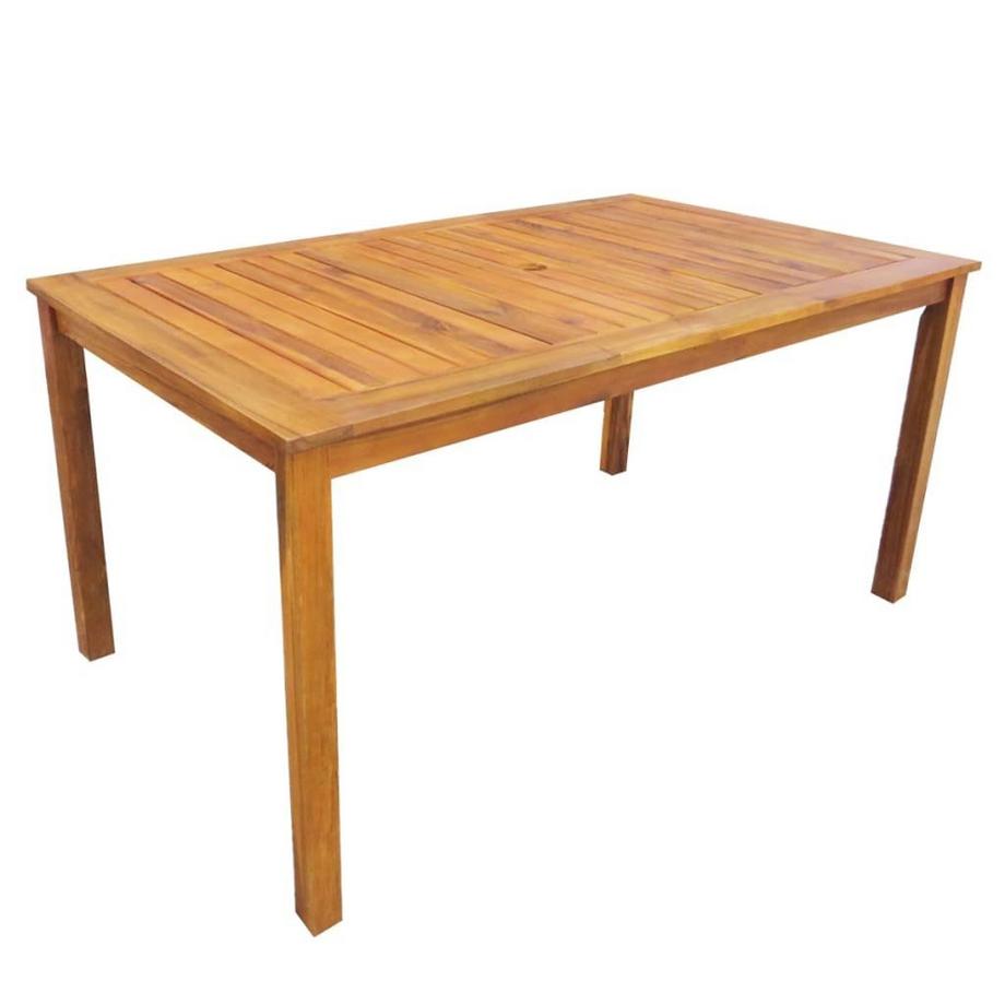 VidaXL Table et chaise d'extérieur bois  