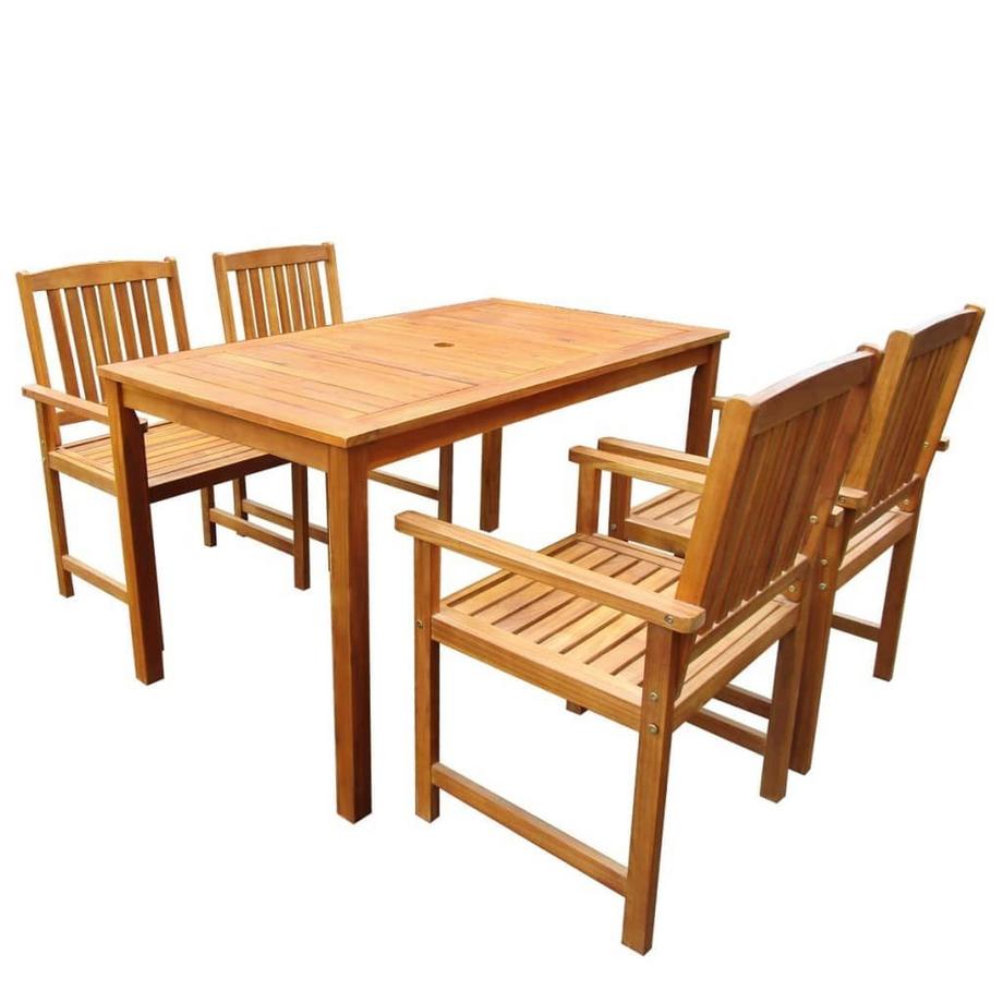 Table et chaise d'extérieur bois