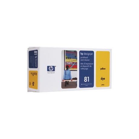 Hewlett-Packard  HP Druckkopf 81 yellow C4953A DesignJet 5000/5000PS 13ml 