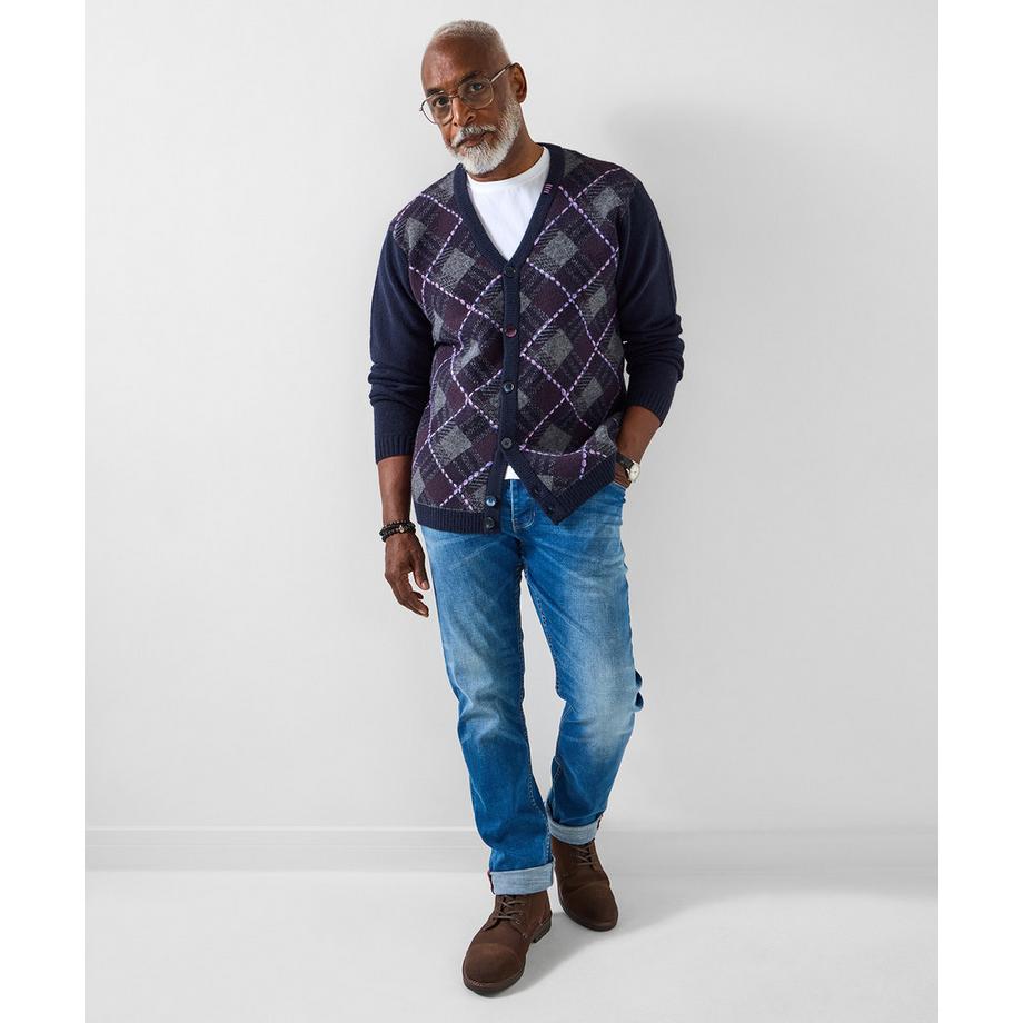 Joe Browns Eleganter Argyle Cardigan  