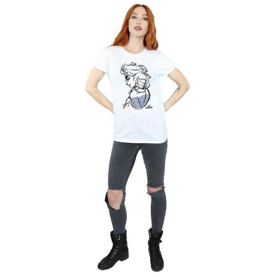 FROZEN Elsa T-Shirt Schizzo  