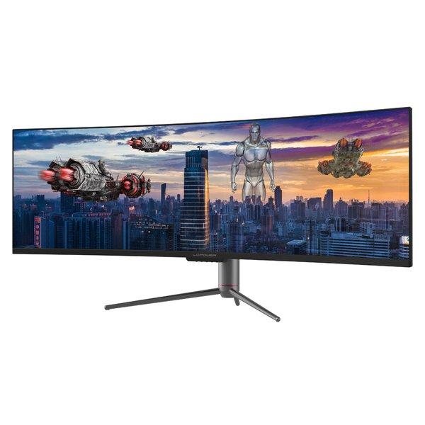 LC-POWER  LC-M49-DQHD-120-C-Q LED display 124,5 cm (49 Zoll) 5120 x 1440 Pixel UltraWide Quad HD QLED Schwarz 