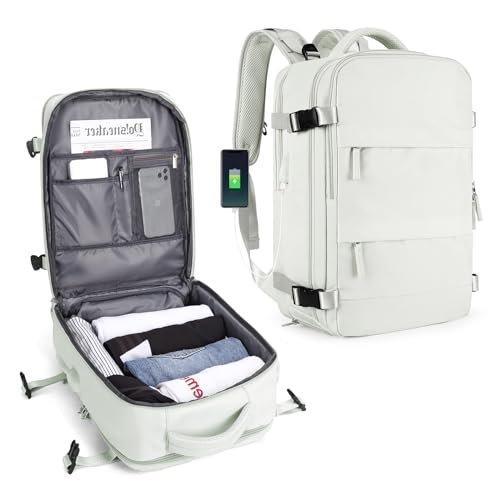 Image of Wanderrucksack Wasserdicht Outdoor Sport Rucksack Casual Daypack Schultasche Fit 14 Zoll Laptop Mit Unisex Offwhite ONE SIZE