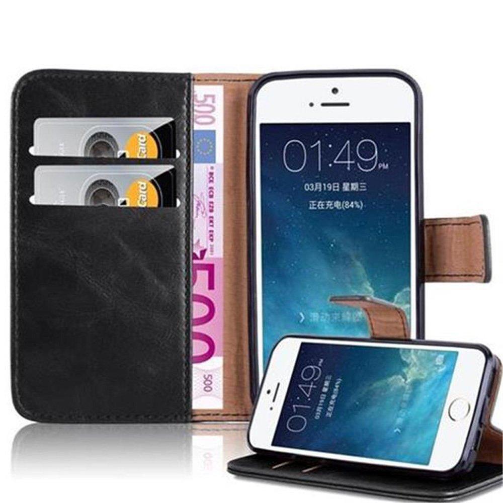 Image of Hülle für Apple iPhone 5 5S SE 2016 Magnetverschluss, Kartenfach