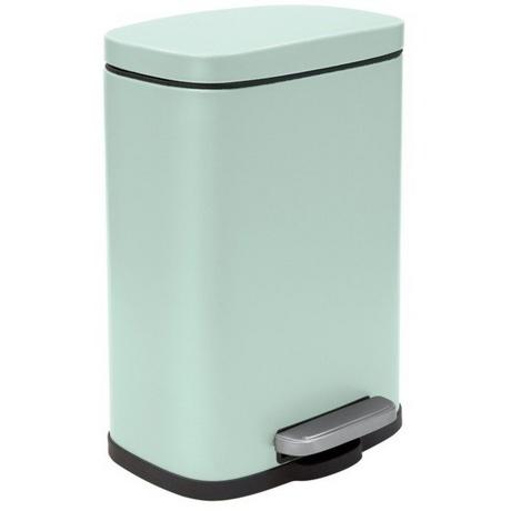 spirella Poubelle à pédale Acier AKIRA 5L Vert Ice Mat  