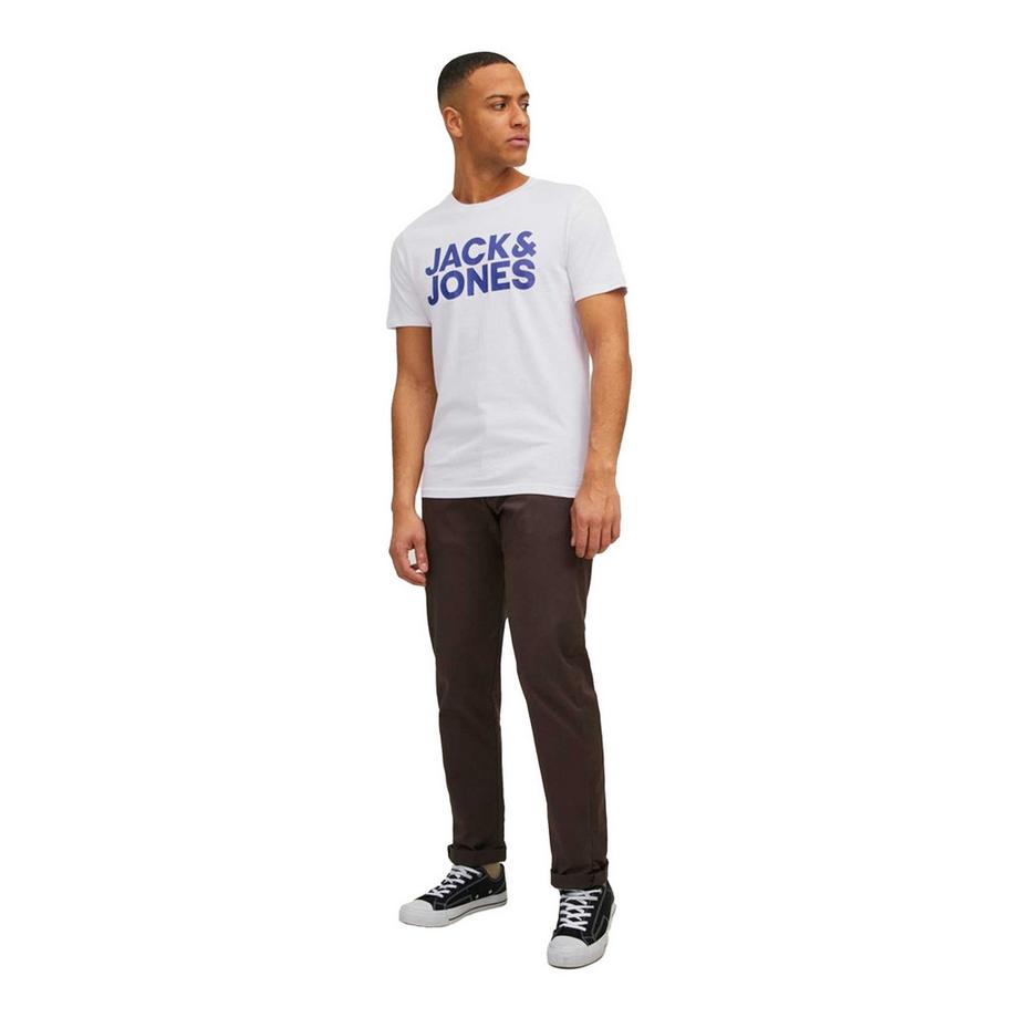 JACK & JONES T-shirt Logo Col Rond Lot de 3  