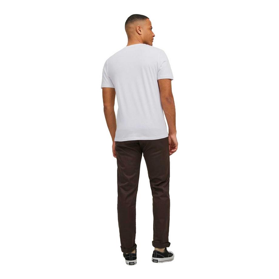 JACK & JONES T-shirt Logo Col Rond Lot de 3  