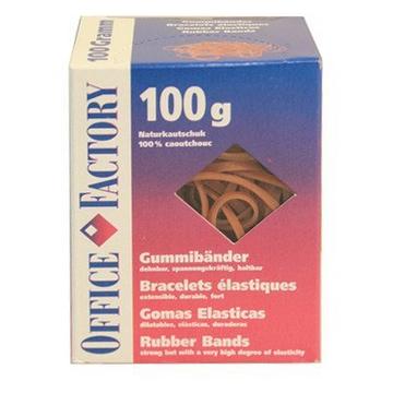 SMART OFFICE Gummibänder 90mmx3mm 601133 Naturkautschuk 100g