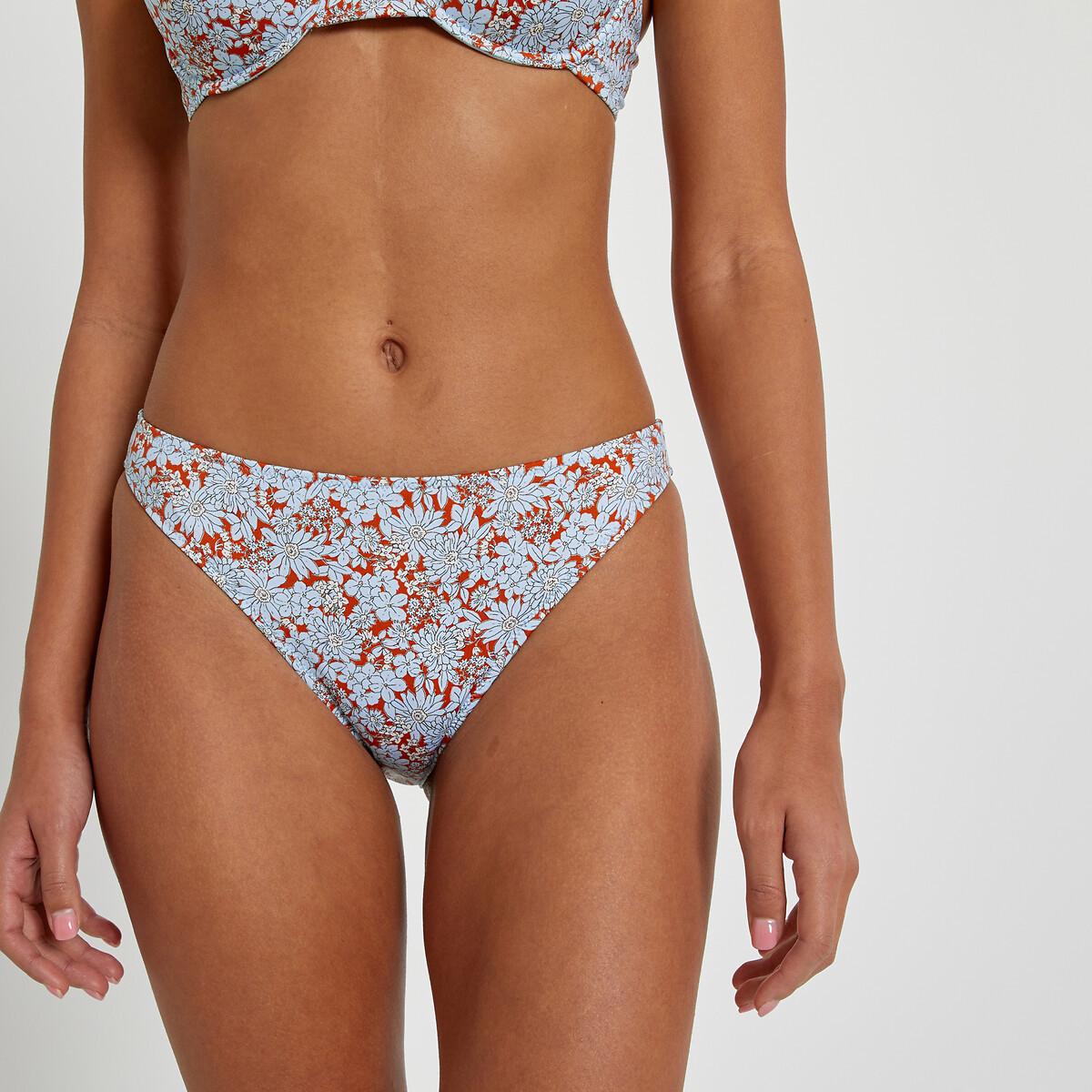 La Redoute Collections  Bikini-Slip mit Blumenmuster 