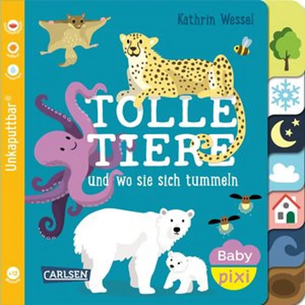 Carlsen - Baby Pixi (unkaputtbar) 114: Tolle Tiere