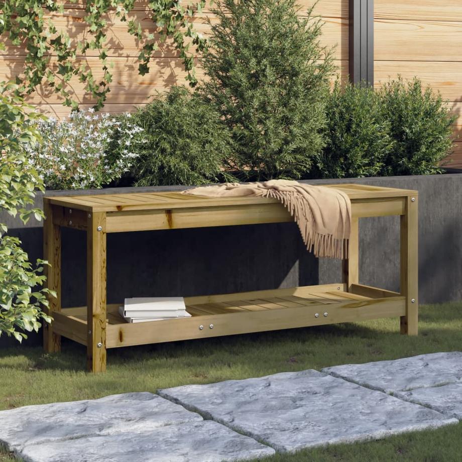 VidaXL Banc de jardin bois  