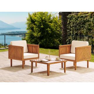 Beliani Bistro Set aus Akazienholz Modern BARATTI  