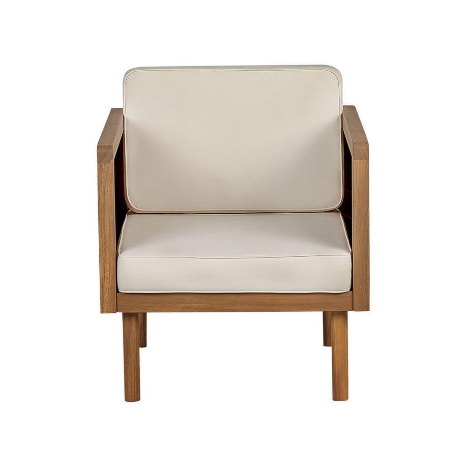 Beliani Set bistrot en Legno d'acacia Rustico BARATTI  