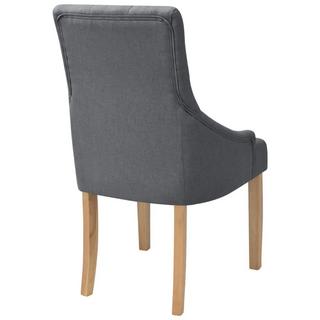 VidaXL Chaise de salle à manger tissu  