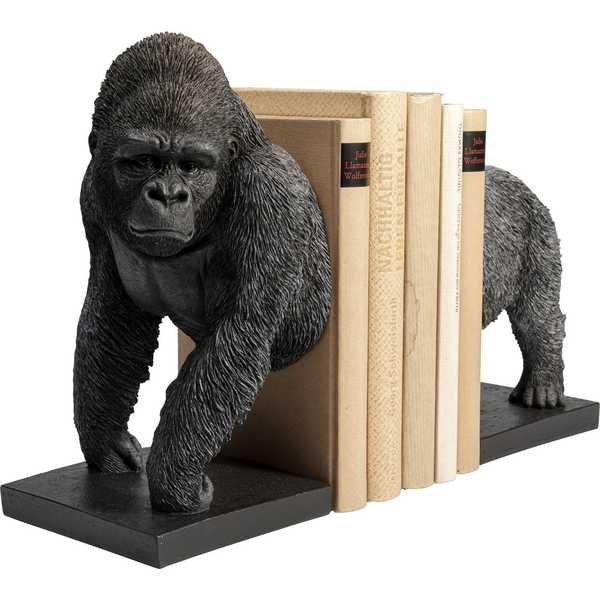 KARE Design Buchstütze Gorilla (2er Set)  