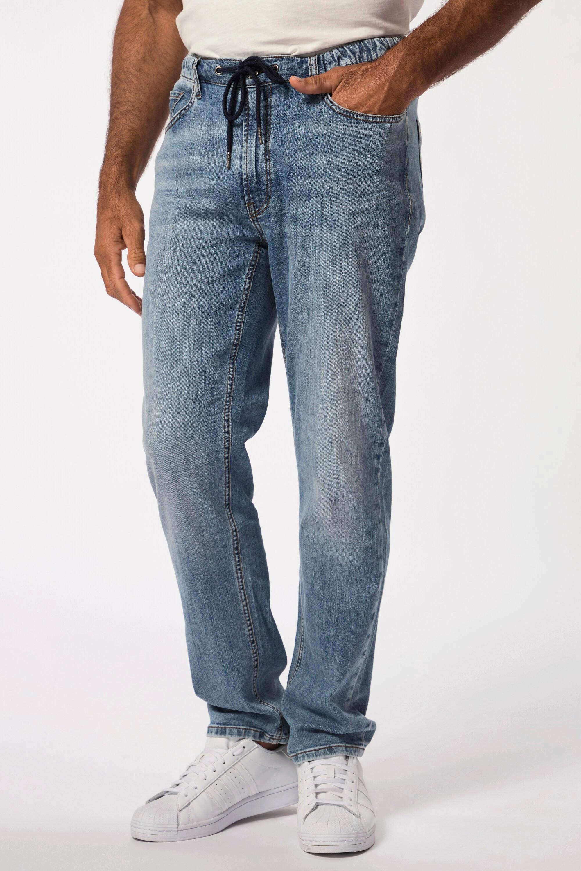 JP1880  Jeans leggeri dal taglio dritto e moderno con cintura intera, fino alla tg. 8XL 