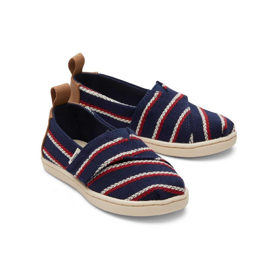 TOMS  espadrilles, gestreift, baby  alpargata 
