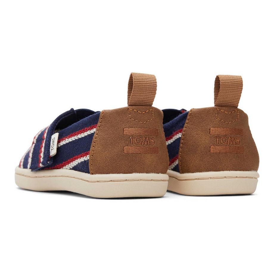 TOMS  espadrilles, gestreift, baby  alpargata 